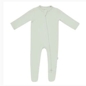 Kyte Baby Zipper Footie in Aloe (3-6m)